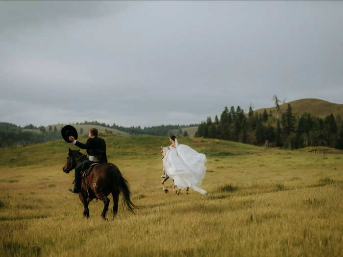 But riding horses in Aspen Grove, Canada, is a close second.