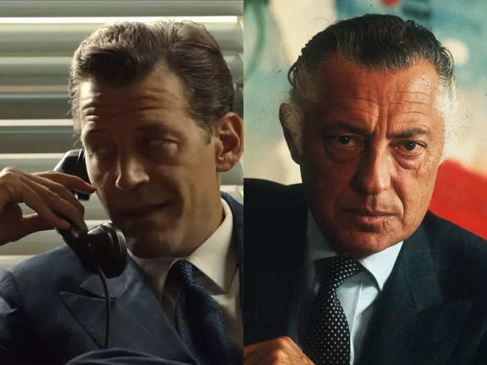 Tommaso Basili plays Fiat shareholder Gianni Agnelli. 