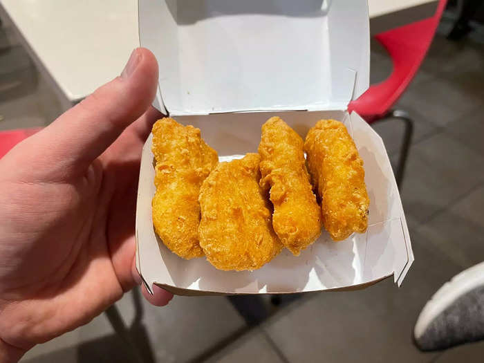 McDonald’s chicken nuggets didn