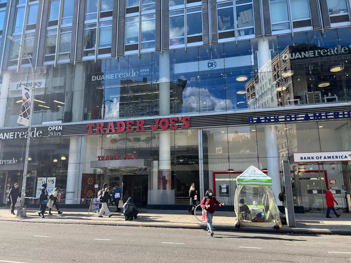 In New York City, I visited a Trader Joe