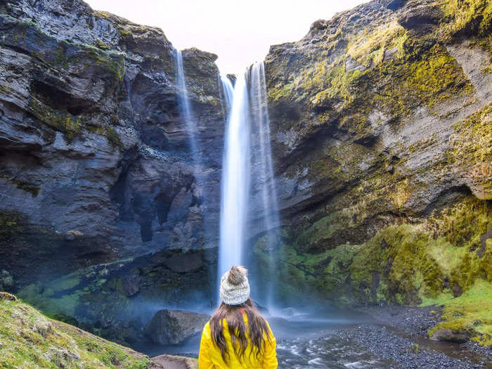 Kvernufoss is one of my favorite waterfalls in Iceland.