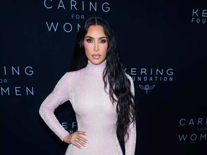 Kardashian sparkled at the Kering Caring for Women dinner in September.