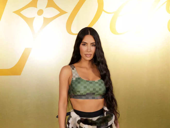 One of her weakest looks of the year came in June when she wore printed athleisure to a fashion show.