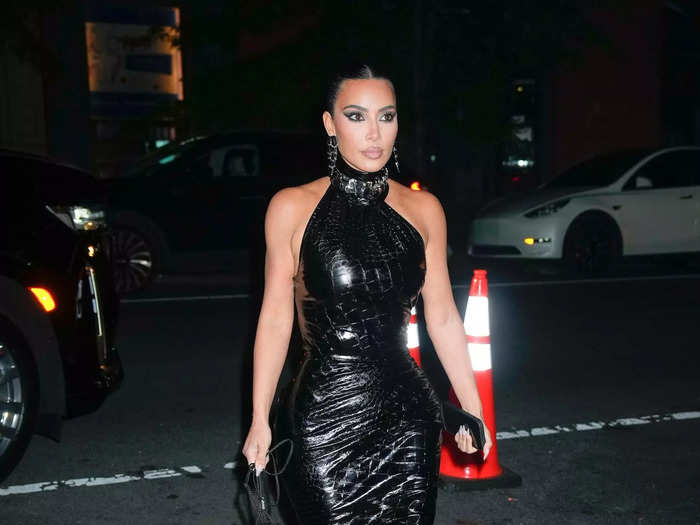 Kardashian rocked an edgier aesthetic in May, and it worked for her.
