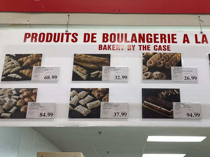 The bakery had a distinct French influence.