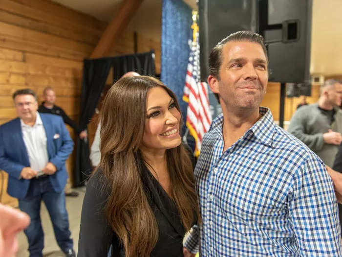 2018: Guilfoyle and Donald Trump Jr. went public as a couple in May. Newsom publicly addressed the relationship for the first time in September.