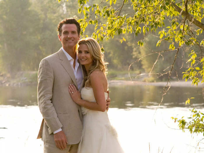 July 2008: Newsom married documentary filmmaker and actress Jennifer Siebel.