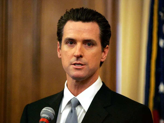 January 2007: Newsom admitted to having an affair with his campaign manager