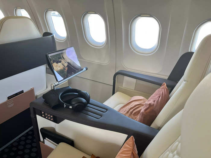 Instead of using screens for in-flight entertainment, Beond has iPads for every seat.