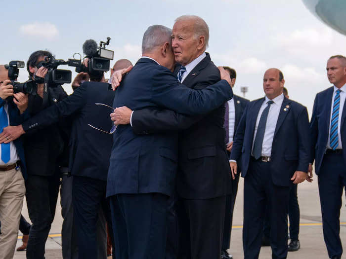 Biden embraced Israel after a deadly attack