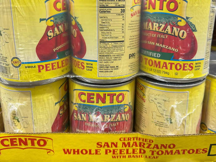 I put Cento canned tomatoes in sauces, soups, and more.