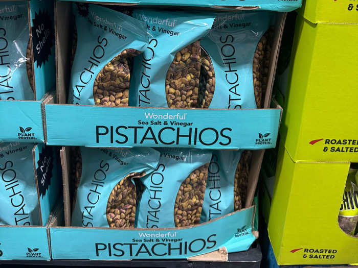 Salt-and-vinegar pistachios are a go-to salad topper for me.