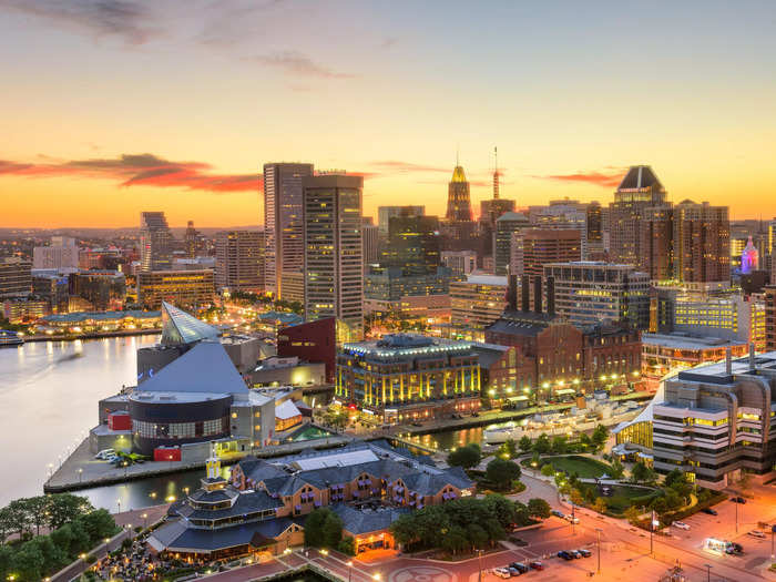 5. Baltimore, Maryland