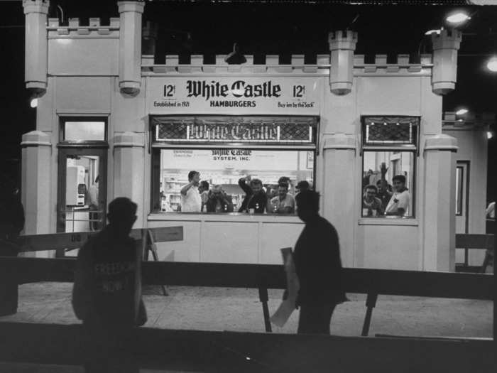 This is a White Castle in the 1960s, although the first White Castle was established way back in 1921.