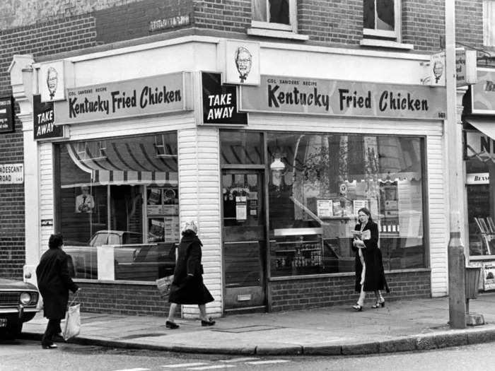 Kentucky Fried Chicken was founded in 1952 by Colonel Harland Sanders, who also became the face of the brand. 