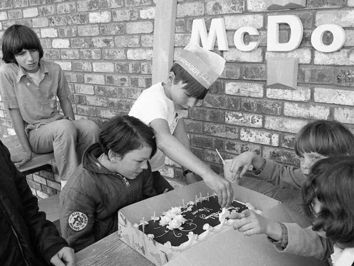 Kids would often celebrate their birthday at McDonald