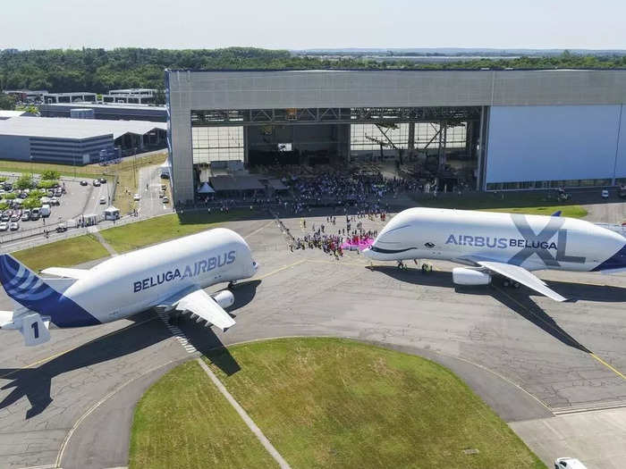 Equipped with Rolls-Royce Trent 700 engines, the BelugaXL can fly about 2,500 miles nonstop and carry up to 51 tons of cargo.