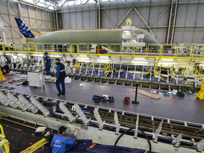 The larger BelugaXL was born in 2018, and the sixth and last one of its type rolled out of the paint shop in July 2023.