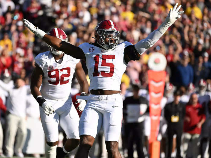 Crimson Tide linebacker Dallas Turner declared for the NFL Draft immediately after the game.