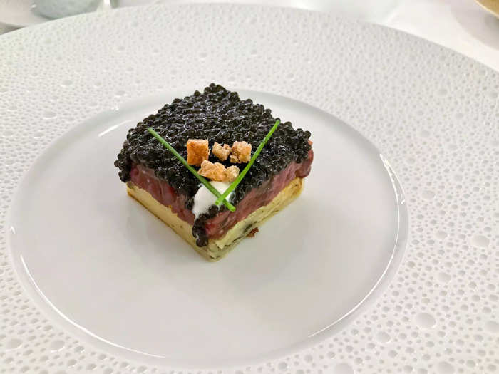 There was black truffle, sturgeon caviar, and foie gras on almost every menu, all without the dreaded supplementary fee.