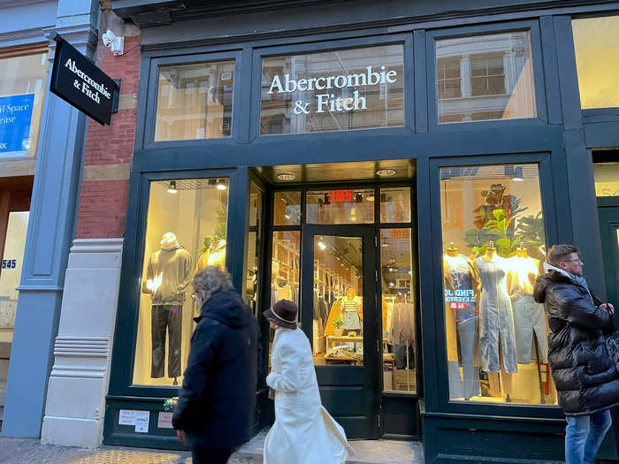 Next, I visited Abercrombie & Fitch. 