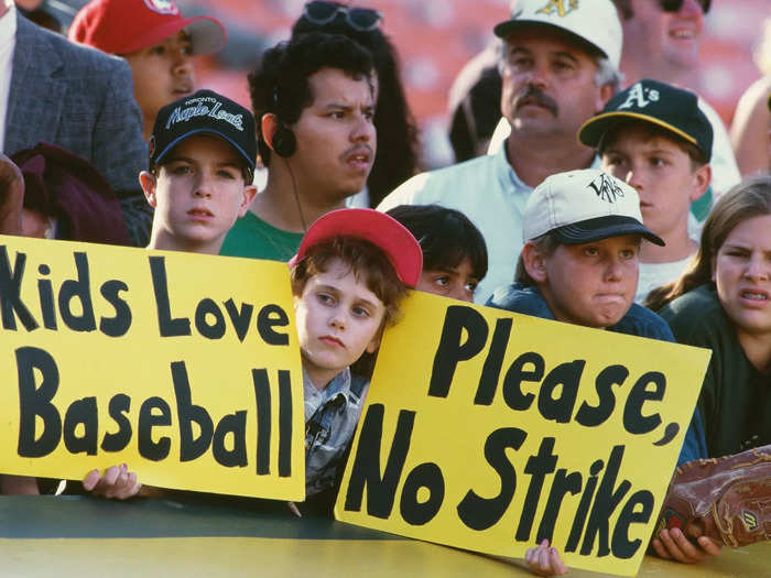 The World Series was canceled for the first time in 90 years on September 14.