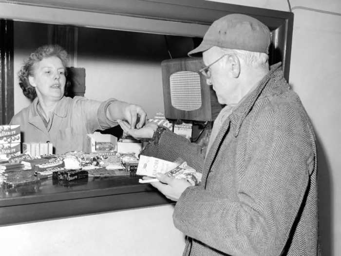 You could also grab other snacks at the concession stand, like candy and Cracker Jack.