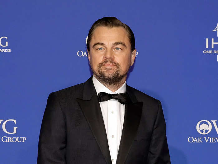 Leonardo DiCaprio wore a classic tuxedo to the ceremony.