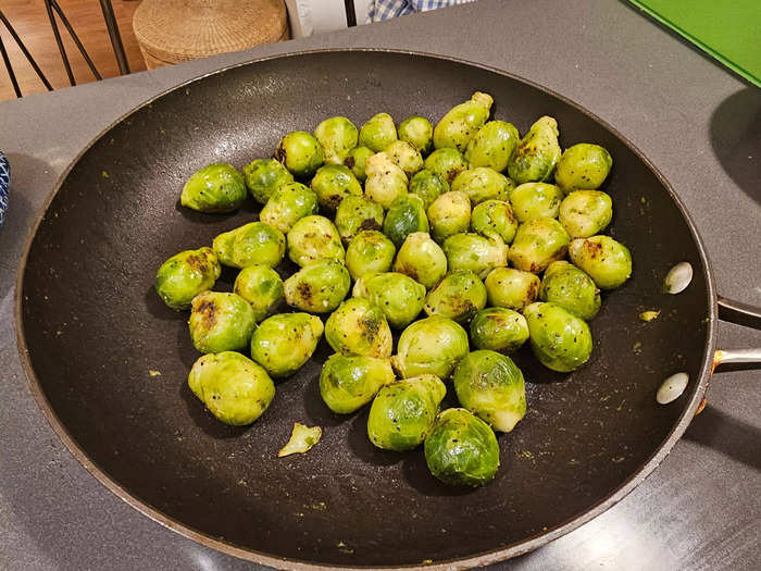 I had plenty of time to prepare side dishes while the chicken cooked. 