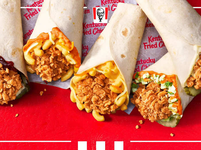 On January 2, KFC added two new fried chicken wraps to its menu. It now serves five wraps for a limited time. 