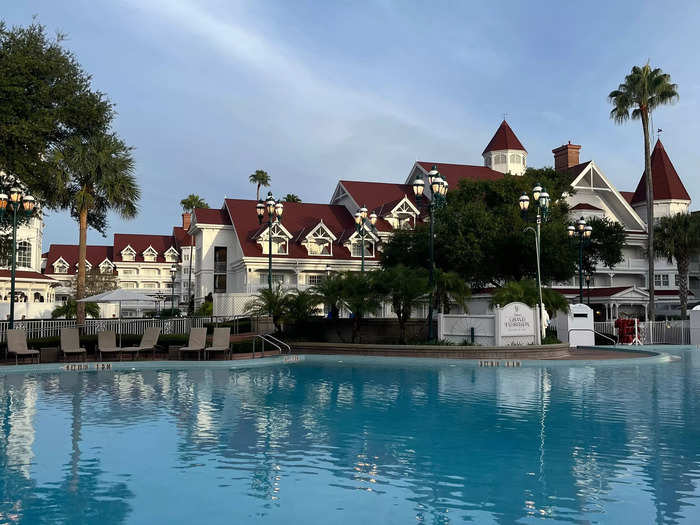 The Grand Floridian is a gorgeous, sprawling resort. 