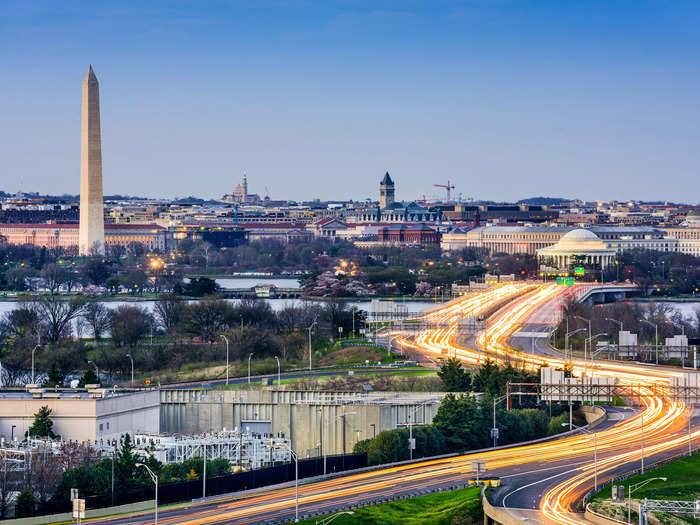 7. Washington, District of Columbia 