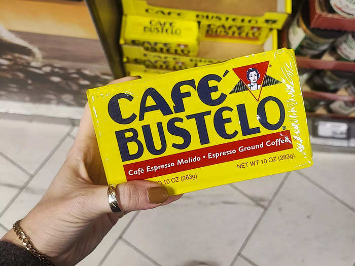 Café Bustelo helps me kick-start my day.