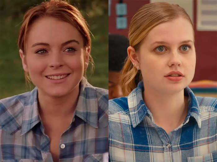 Lindsay Lohan played "Mean Girls" protagonist Cady Heron in the 2004 movie. Australian actor Angourie Rice took over in the new iteration.