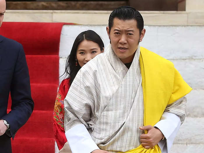 Jigme Khesar Namgyel Wangchuck, 43, serves as the king of Bhutan.