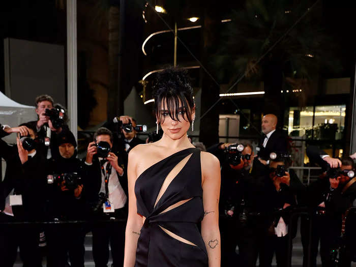 The singer embraced cutouts at the Cannes Film Festival in May 2023.