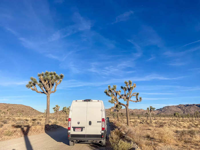 The dust was worth it though, to be able to explore fields of Saguaro cacti in Arizona and Joshua trees in California.