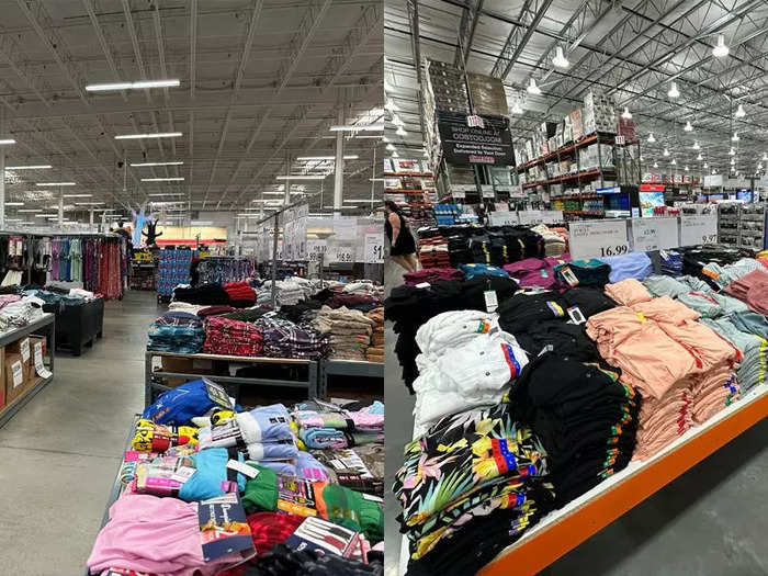 Costco had a better clothing selection.