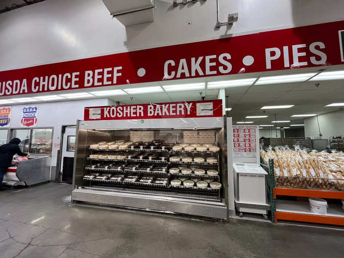 The New York City Costco also had a kosher bakery section where cakes and pastries were prepared in accordance with Jewish dietary laws.