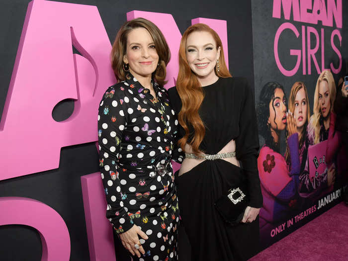 Tina Fey reunited with Lindsay Lohan in a sweet moment.