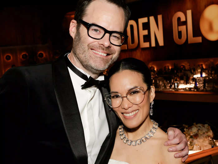 January 7, 2024: Wong and Hader attended the 81st Golden Globes together, where she won an award for her performance on "Beef."