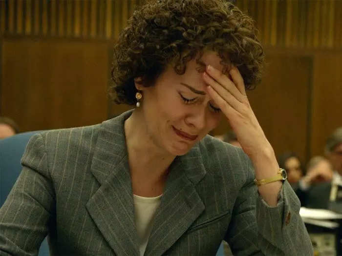 Sarah Paulson won an Emmy in 2017 for portraying Marcia Clark in the TV series "The People v. OJ: American Crime Story."