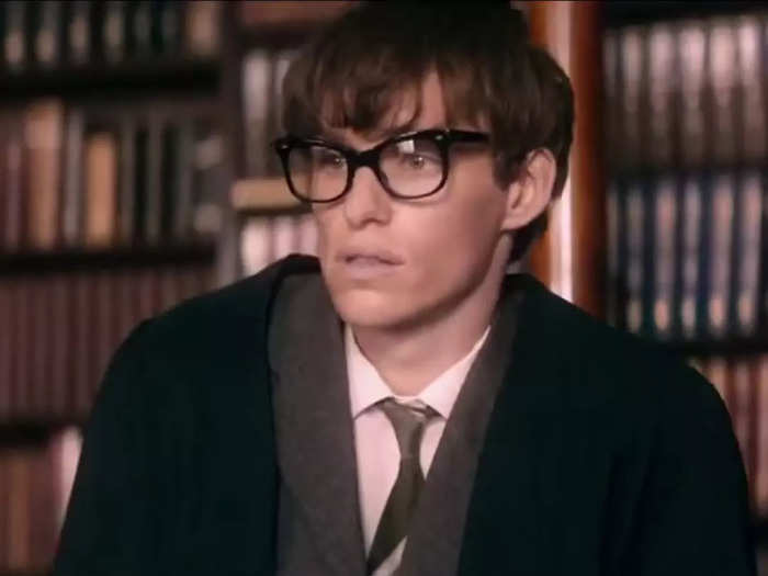 Eddie Redmayne portrayed Stephen Hawking in "The Theory of Everything," earning him an Oscar in 2015.