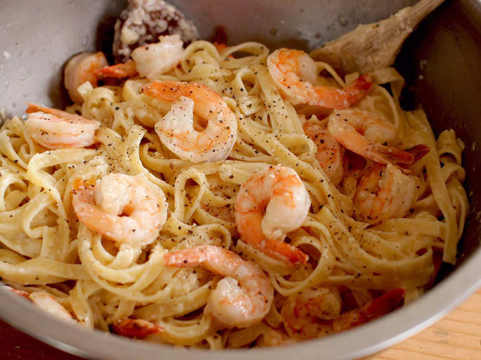 Add shrimp to your shopping list.