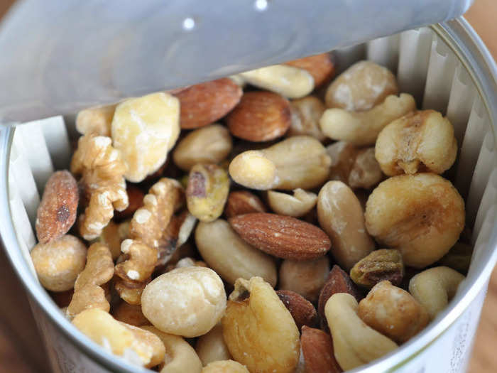 Nuts are another great plant-based protein option.