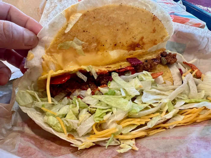 Double-stacked taco