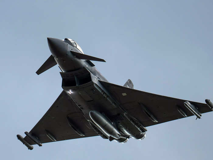 Typhoon fighter jets from the UK