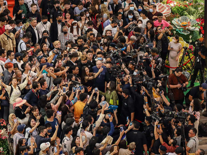 Michelle Yeoh was mobbed by fans in Malaysia after her Oscars win.