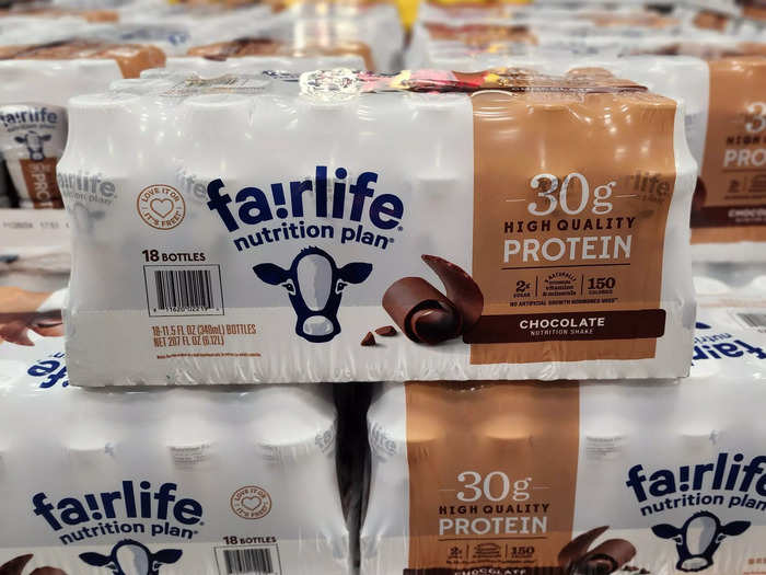 The Fairlife Nutrition Plan protein shakes were pre- and post-workout essentials.