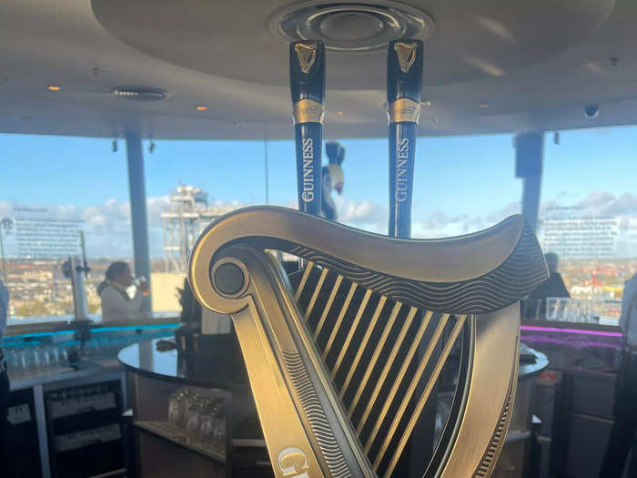 The tour ended with a trip to the Gravity Bar, which has panoramic views across Dublin. Visitors are entitled to one free drink with their entry ticket. Staff at the bar were extremely helpful and the pints were great, but it was hard to get a seat, even on a Tuesday afternoon.